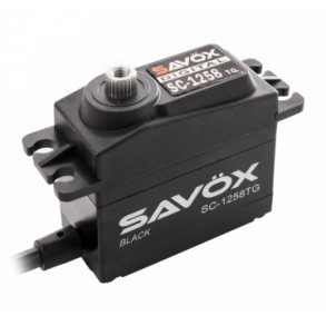 SC-1258TG Digital Servo 12Kg 0,08s Coreless Black Edition.