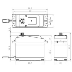 SV-0235MG Servo 35Kg 0,15s HV Alu Metal Gear Giant