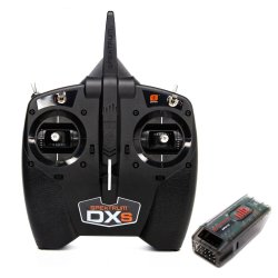 DXS, 2,4GHz sender og AR410 modtager fra Spektrum.