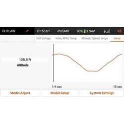 AR10100T- Spektrum DSMX 10-kanals telemetri-modtager, 2,4GHz.