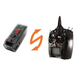 AR410- Spektrum DSMX 4-kanals modtager, 2,4GHz.