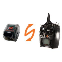 AR620- Spektrum DSMX 6-kanals modtager, 2,4GHz.