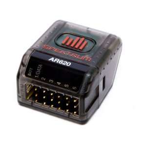 AR620- Spektrum DSMX 6-kanals modtager, 2,4GHz.