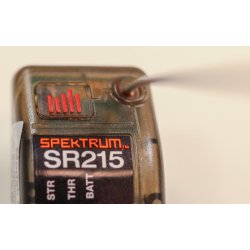 SR215- Spektrum DSMR 2-kanals Surface modtager, 2,4GHz.