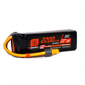 11.1V 2200mAh 3S 30C Smart LiPo G2: IC3.