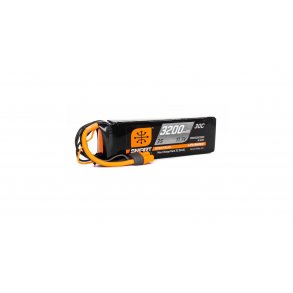 11.1V 3200mAh 3S 30C Smart LiPo Battery: IC3. 