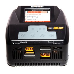 Spektrum S2200 G2 AC 2x200W Smart lader.