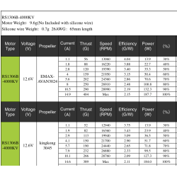 RS1306B 2700KV Brushless Motor 3-4S For RC Drone Multi Rotor