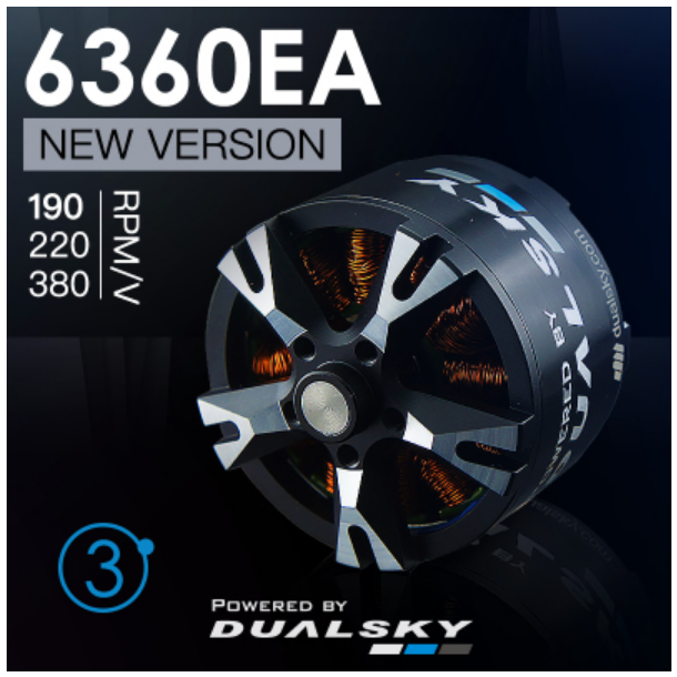 Dualsky XM6360EA-19 V3, 220KV