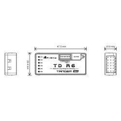 FrSky Tandem Dual-Band 900MHz TD R6
