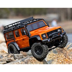 TRX-4M 1/18 Land Rover Defender Crawler Orange RTR