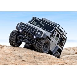 TRX-4M 1/18 Land Rover Defender Crawler Silver RTR