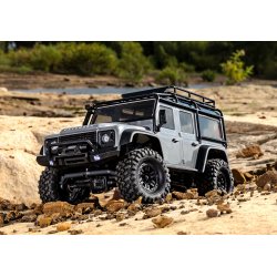 TRX-4M 1/18 Land Rover Defender Crawler Silver RTR