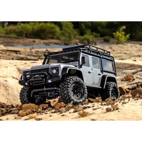 TRX-4M 1/18 Land Rover Defender Crawler Silver RTR