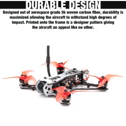 Tiny Hawk Freestyle II, FPV Quadcopter (BNF til FrSky D8).