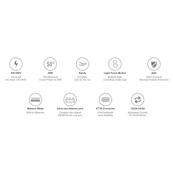 SkyRC e455 AC lader med 1 kanal. 1 x 50W.