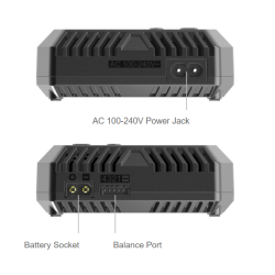 SkyRC e455 AC lader med 1 kanal. 1 x 50W.