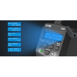 SkyRC T200 AC/DC lader med 2 kanaler, 2 x 100W.