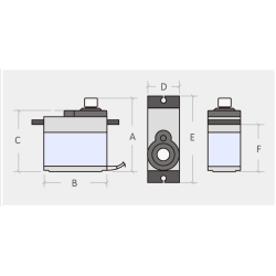 MG90S, Digital Servo 14 gram med metalgear.