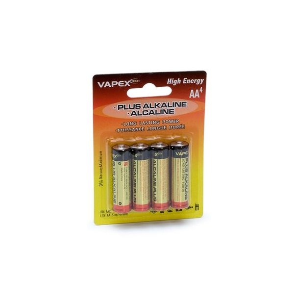 Alkaline Plus Batterier AA (4)