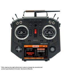 FrSky X10S ACCST/ACCESS-sender, Carbon. HUSK AT BESTILLE BATTERIER.