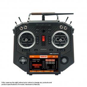 FrSky X10S ACCST/ACCESS-sender, Carbon. HUSK AT BESTILLE BATTERIER.