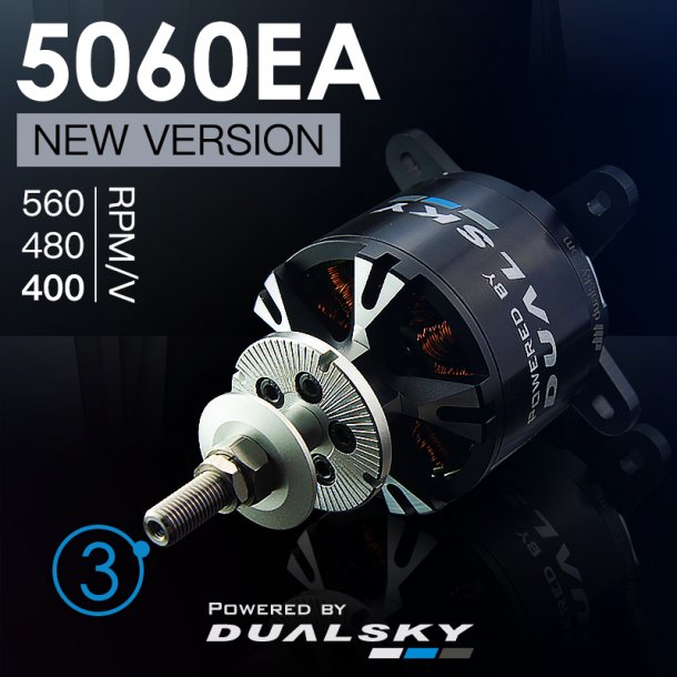 Dualsky XM5060EA-10 V3, 490KV