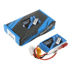 Gens ace 800mAh 7.4V 45C 2S Lipo batteri
