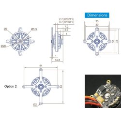 Dualsky XM2203TY-16, 1650KV