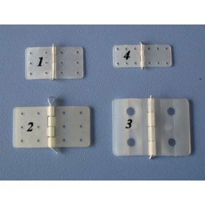 Nylon hngsler 16x29mm 10 stk