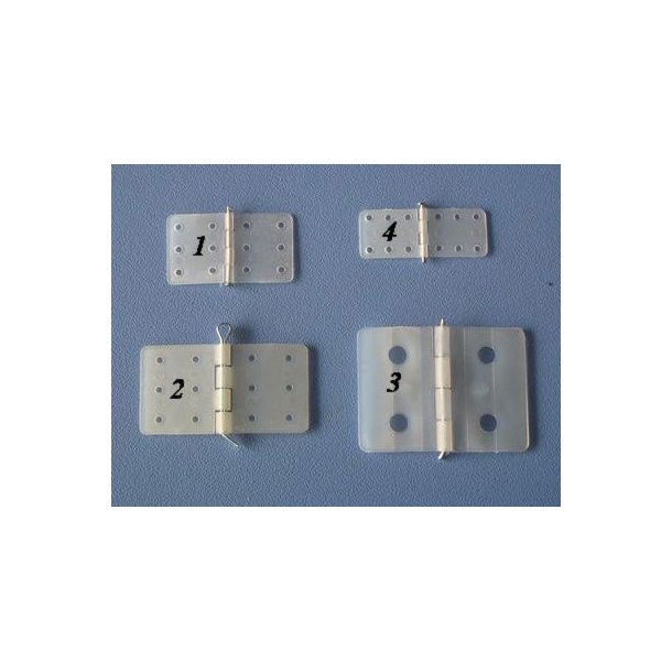 Nylon hngsler 16x29mm 10 stk