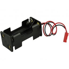 Batteriboks til 4xAA batterier med JST BEC