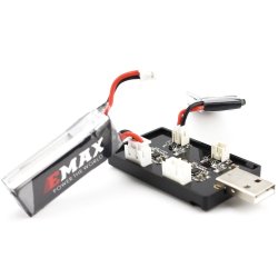 EMax USB lader til 1-2S LiPo batterier.