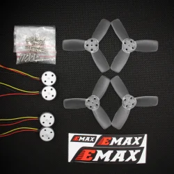 4 stk. EMAX RS 1104, 5250KV Race Edition motor inkl. 4stk. 2345 prop.