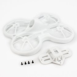 Ramme og batteriholder, hvid til Tiny Hawk FPV Quadcopter.