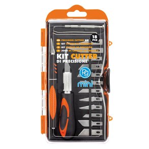 Precision hobby knife set 18 dele.