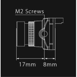 RunCam Micro Swift 3 V2 FPV kamera med 2,3mm linse.