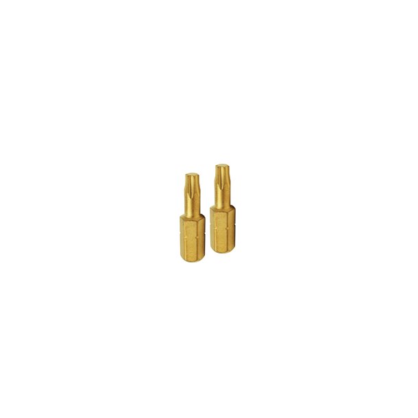 Titanium Torx bits str. 20, 2 stk.