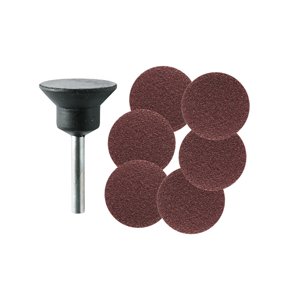 Backing pad + 6 sanding discs