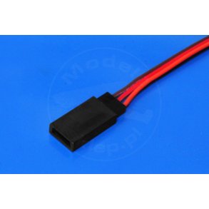 Servoledning med hanstik i den ene ende, 30 cm.