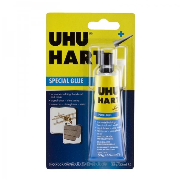 UHU HART, 35 gram tube.
