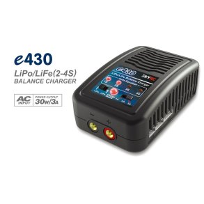 SkyRc E430 LiPo/Life Afbalanceringslader 2-4S 220V