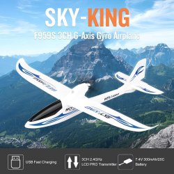 WLtoys Sky-King F959S 2.4GHz m/Gyro - RTF