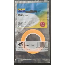 Model Craft Masking Tape 2mm x 18 m - 2 stk.