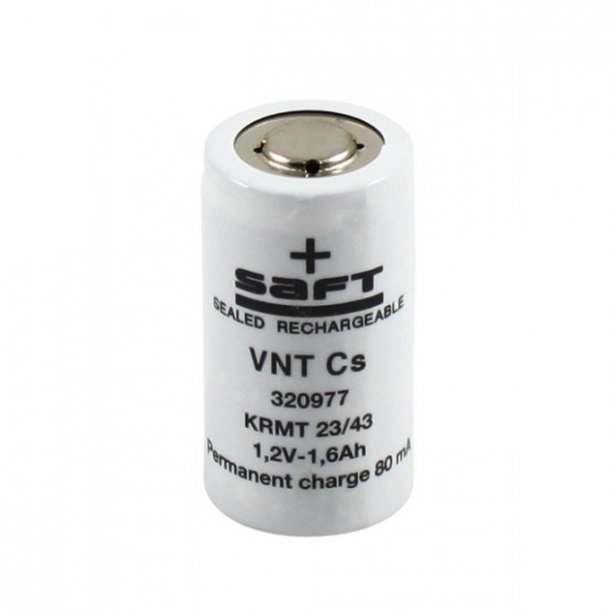 SAFT VNT Cs 1,2 Volt NiCd batteri.