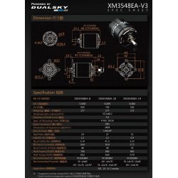 Dualsky XM3548EA-8 V3, 920KV