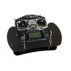 Senderpult i kulfiber til Futaba T6J, T8J og T10J.