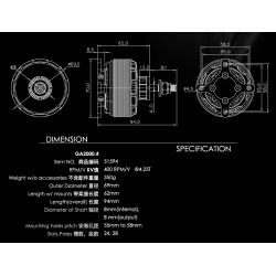 Dualsky GA2000.4 V2, 400KV