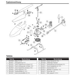Blade 70 S helikopter, Ready To Fly. UDGET.
